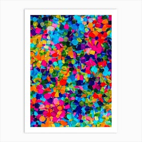 Caulastrea Vibrant Painting Art Print