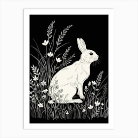 Rabbit In The Meadow 1 Art Print