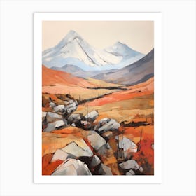 Geal Charn Alder Scotland 2 Mountain Painting Art Print