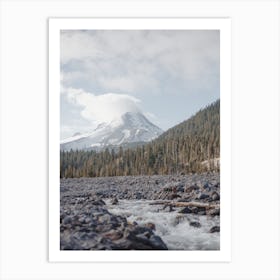 Seasonal Mountain Creek Art Print