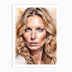 Kate Moss 4 Art Print