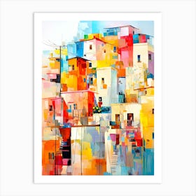 Colorful Houses 1 Art Print