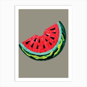 Watermelon Mosaic Art Print