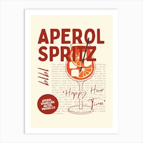 Aperol Spritz Art Print