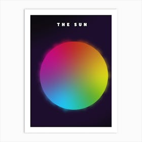 The Sun Light Spectrum Art Print