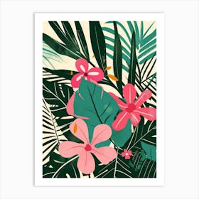 Tropical Flowers 18 Art Print