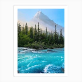 Mountain River Art Print