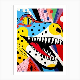 Pop Art Dinosaur 3 Art Print