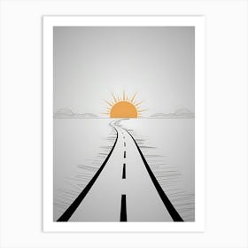 Journey Forward V 04 Art Print