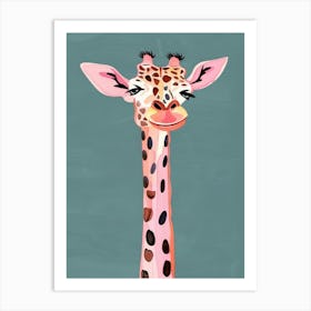 Giraffe Canvas Art 4 Art Print