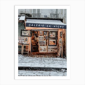 Galerie La Vigne, Paris Art Print