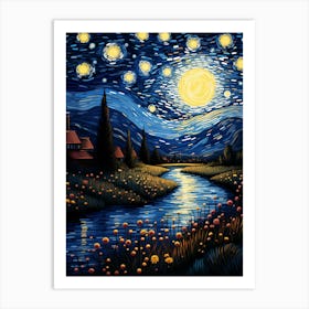 Starry Night Art Print