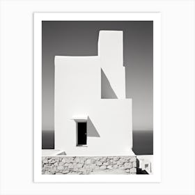 Ibiza, Spain, Photography In Black And White 1 Art Print