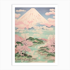 Mount Fuji In Fuji Hakone Izu National Park, Japanese Landscape 3 Art Print