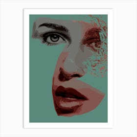 Face Of A Woman Art Print