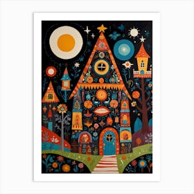 House In The Sky Art Print