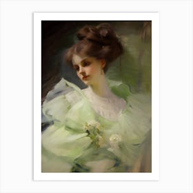 French Portrait Painting Art Print