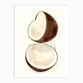 Coconuts Art Print