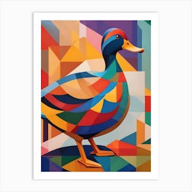 Duck Painting Art Print