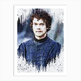 Theon Greyjoy Game Of Thrones Painting Art Print