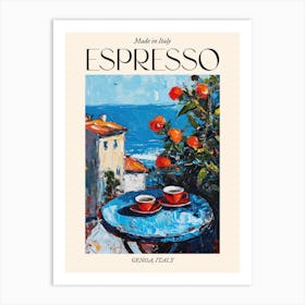 Genoa Espresso Made In Italy 1 Poster Art Print