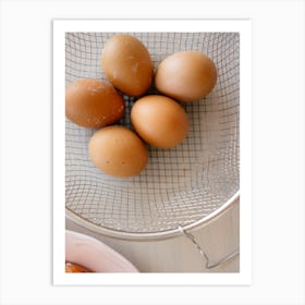 Eggs In A Basket 5 Art Print