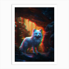 Fox In The Cave Art Print