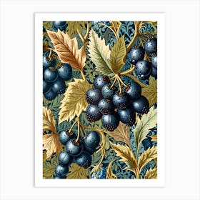 William Morris Blackberry Art Print