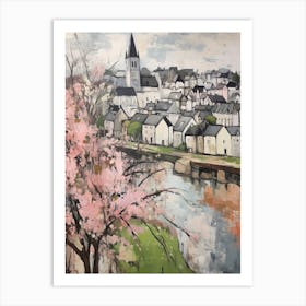 Ludlow (Shropshire) Painting 3 Art Print