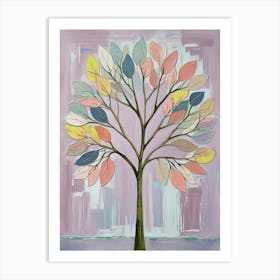 Tree Of Pastel 3 Art Print