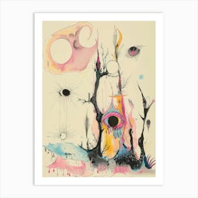 'The Tree Of Life' Style Abstract Art Print