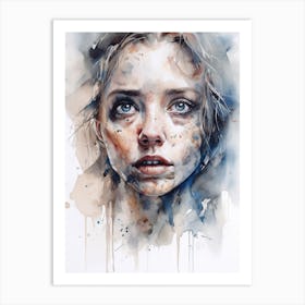 Curious Moods Watercolor Art Print