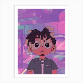 juice wrld old gamer Art Print