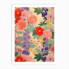 Great Japan  Hokusai Botanical Japanese 20 Art Print