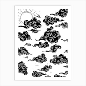 Clouds In The Sky Art Print