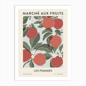 Fruit Market - Apples Art Print