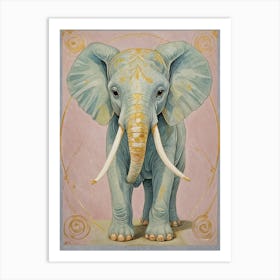 Circus Elephant Art Print