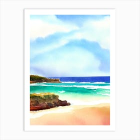Bronte Beach 3, Australia Watercolour Art Print
