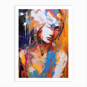 Abstract Of A Woman Art Print