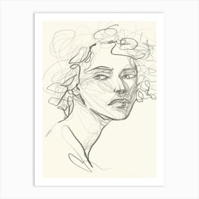 Portrait Of A Woman 3 Art Print