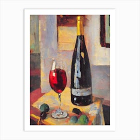 Riesling Oil 1 Painting Cocktail Poster Art Print