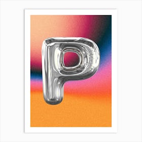 Chrome P Poster Art Print