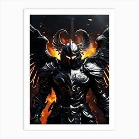 Angel Of Fire 1 Art Print