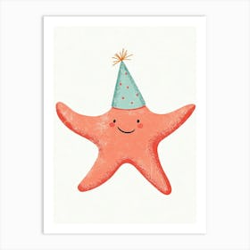 Birthday Starfish Art Print