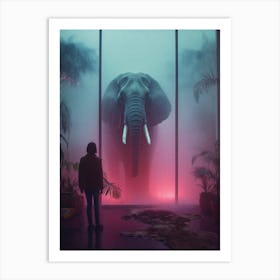 Elephant In The Room 7 Art Print