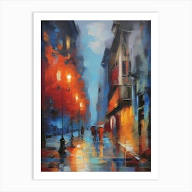 Rainy Night 1 Art Print