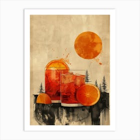 Aperol Spritz Orange 84 Art Print