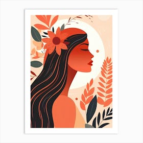 Portrait Of A Woman 5 Art Print