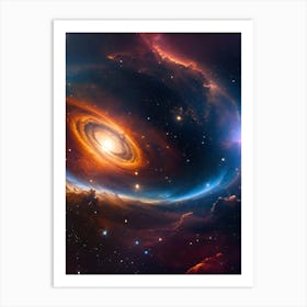 Galaxy In Space 8 Art Print