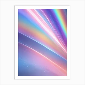 Rainbow Rays Art Print